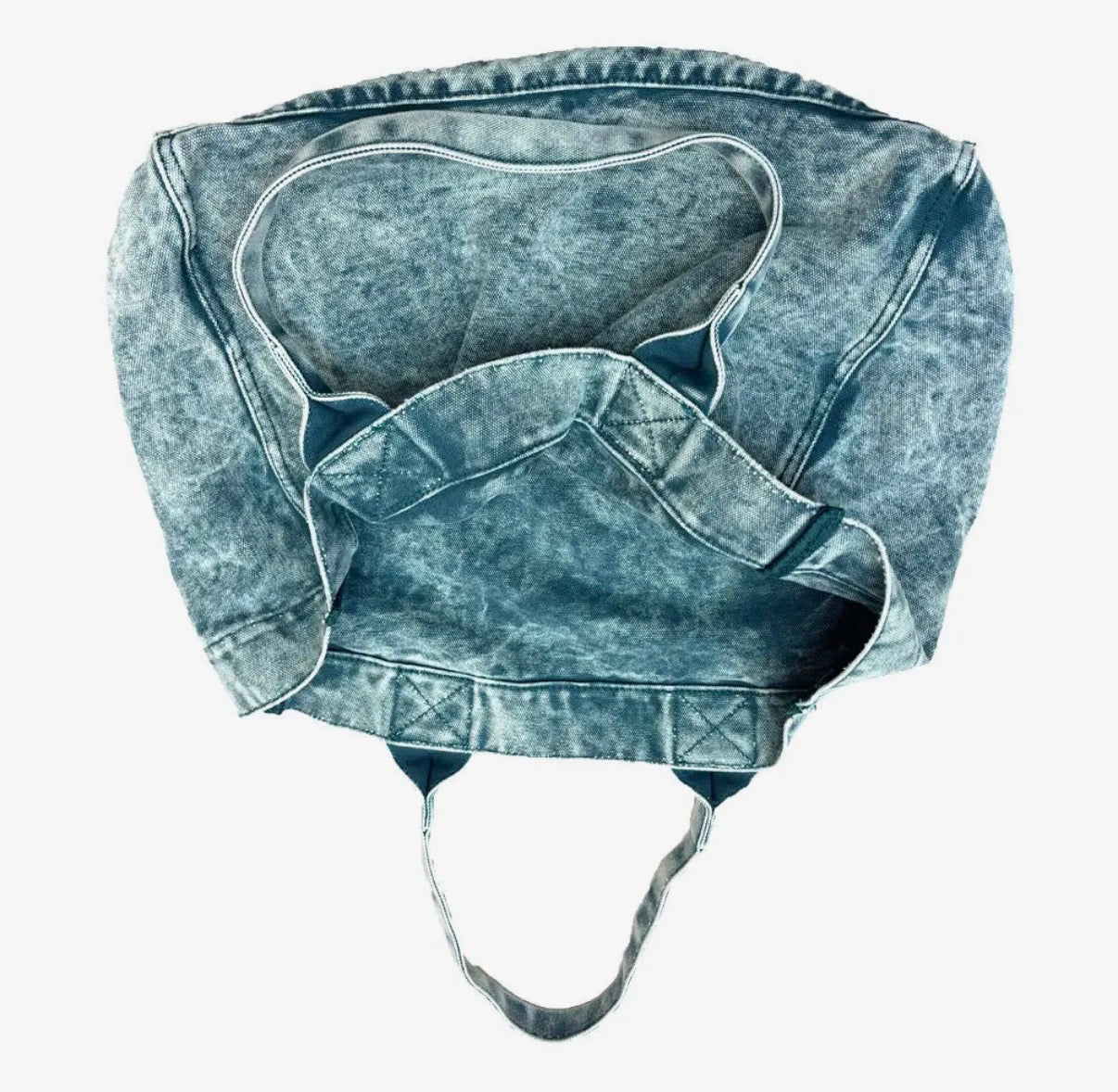 Washed Denim Tote