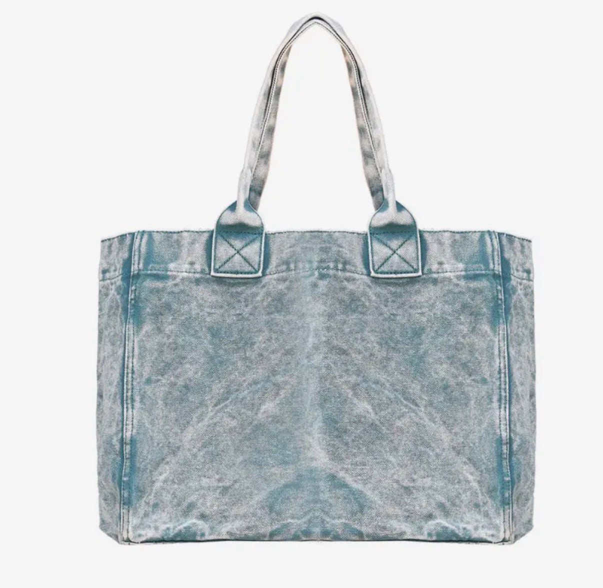 Washed Denim Tote